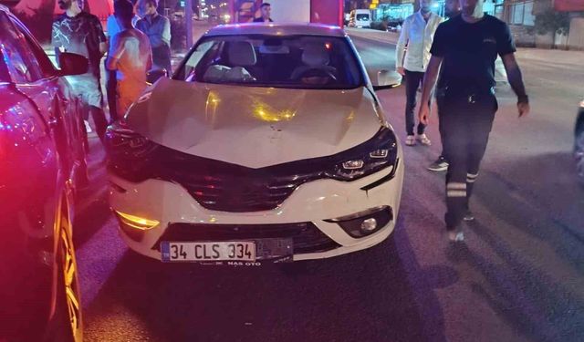 Mardin'de otomobillerin çarpıştığı kazada maddi hasar meydana geldi