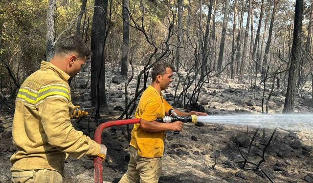 Marmaris Kaymakamlığı'ndan yangın ekiplerine teşekkür