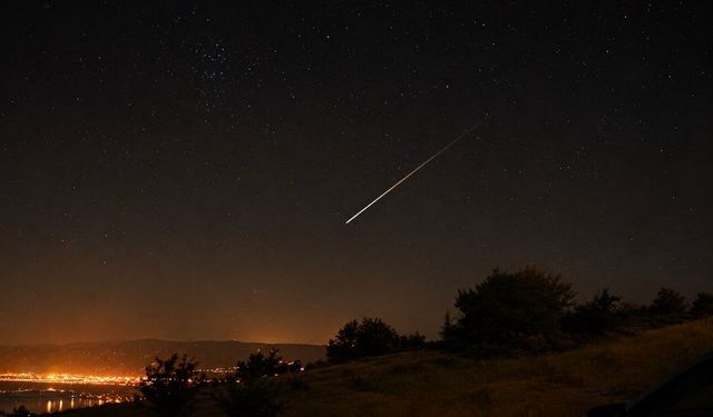 Meteor yağmuru eşsiz kareler sundu