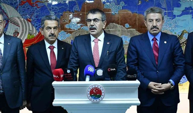 Milli Eğitim Bakanı Tekin: 'Sürecin sabote edilmesini hep birlikte engellemeliyiz'