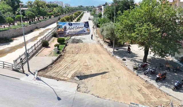 Nazilli 372 sokaktaki 10 bin metrekarelik asfalt çalışması tamamlandı