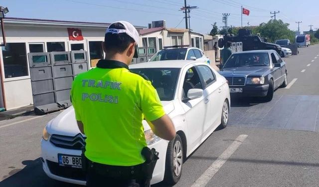 Ordu'da bir haftada 18 binden fazla araç ve sürücüsü denetlendi