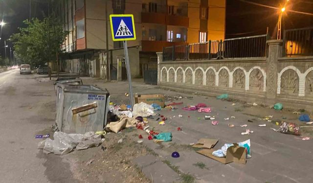 Patnos'un güzelliğine gölge düşüren görüntüler
