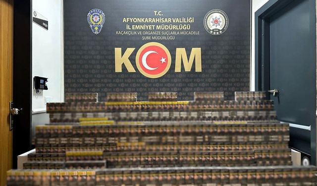 Polis bin 830 paket gümrük kaçağı sigara ele geçirdi