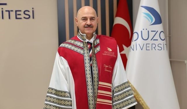 Rektör Sözbir: 'Düzce Üniversitesi'ni daha ileriye taşımak için çalışmaya devam edeceğiz'