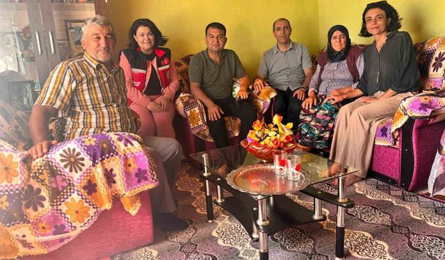 Şehit ailesine vefa ziyareti