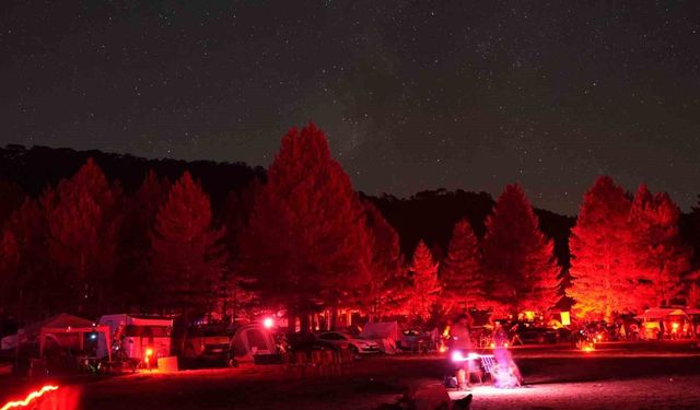 Topuklu Yaylası'nda yıldızların altında unutulmaz gece