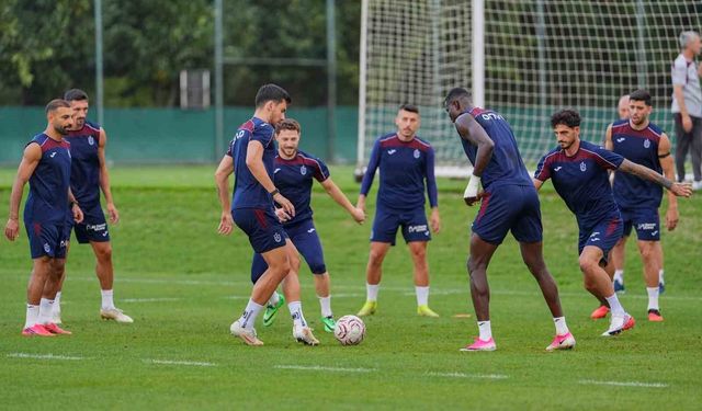 Trabzonspor, Ferencvaros maçına taktik çalıştı