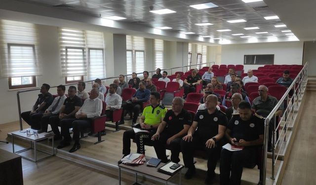 Ulusal Afet Tatbikatı öncesi hazırlık toplantısı yapıldı