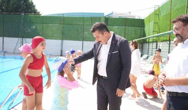 Yenişehir Belediyesi yaz dönemi yüzme kursu tamamlandı