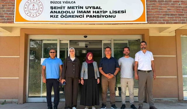 Yığılca'da öğrenci pansiyonu incelendi