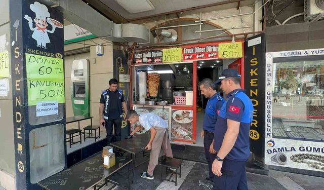 Adıyaman'da yaya güvenliği için kaldırım denetimi