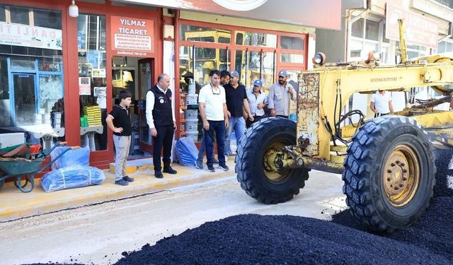 Alaca'da asfalt çalışmaları tam gaz