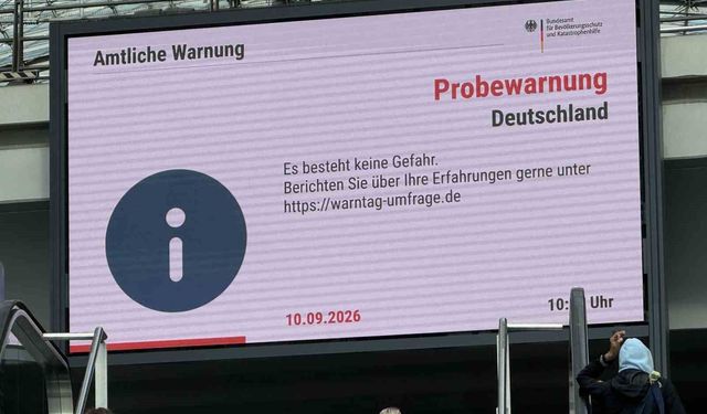 Almanya'da siren sesleri yükseldi
