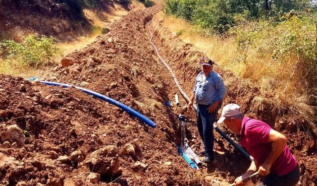 Amasya'da üç köyün su altyapısına destek