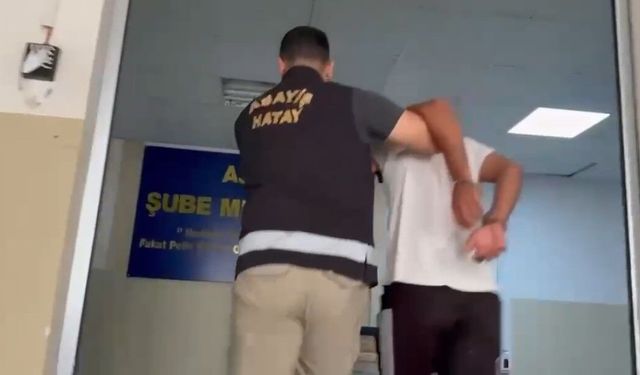 Antakya'da 9 yıl 1 ay 15 gün hapis cezasıyla aranan firari yakalandı