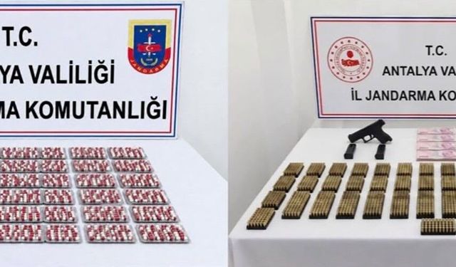 Antalya'da iki ilçede uyuşturucu operasyonu