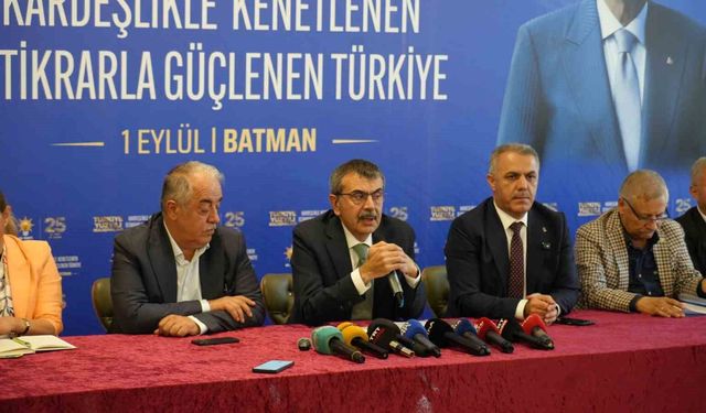 Bakan Tekin: 'Devlet Bahçeli çok devrimci bir konuşma yaptı'