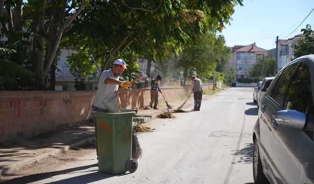 Bolvadin'de planlı temizlik çalışmaları sürüyor