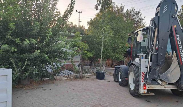 Büyükşehir Belediyesi'nden Sultanhisar'a yeşil alan desteği