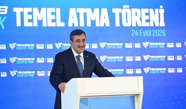 Cumhurbaşkanı Yardımcısı Cevdet Yılmaz Bursa'da: 210 milyon dolarlık Lojistik Park'ın temeli atıldı