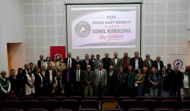 Düzce Kent Konseyi yeni başkanı Orhan Yılmaz oldu