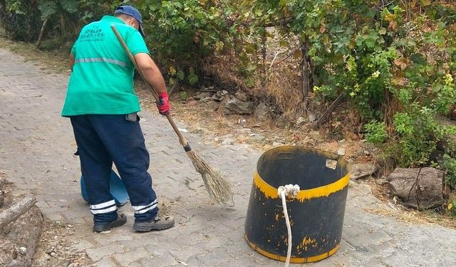Efeler Belediyesi'nden, Eğrikavak'ta temizlik çalışması