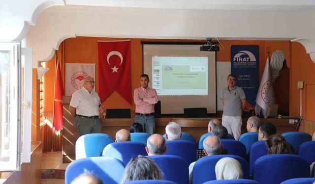 Elazığ'da akıllı tarım uygulama eğitimi