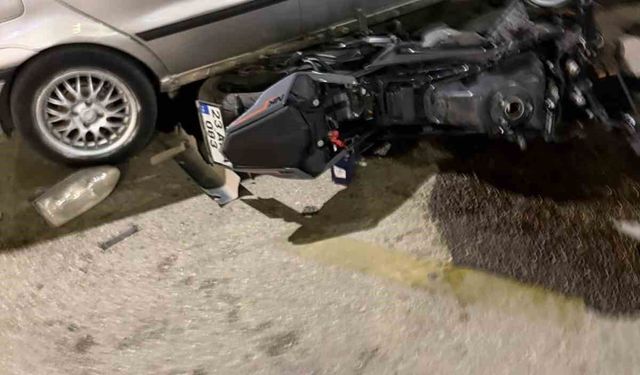 Elazığ'da otomobil ile motosiklet çarpıştı: 1 yaralı