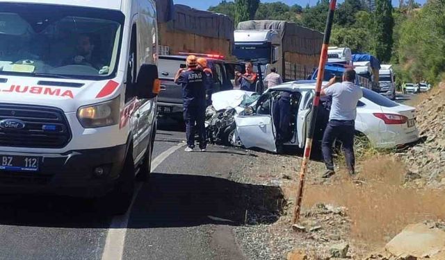 Elazığ'da trafik kazası: 1 yaralı