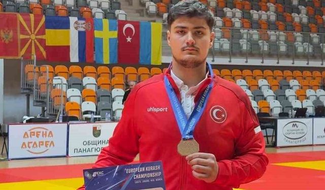 Elazığlı sporcu Avrupa 2.'si