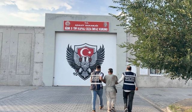 Iğdır'da 10 yıl 4 ay 17 gün hapis cezasıyla aranan şahıs yakalandı