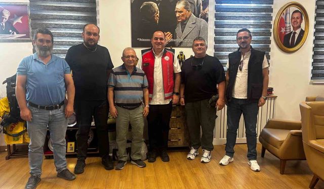İHA'dan İtfaiye Daire Başkanı Nazım Ergelen'e geçmiş olsun ziyareti