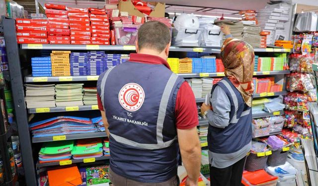 Kahramanmaraş'ta kırtasiyelerde fiyat etiketi denetimi: 21 firmaya 158 bin lira ceza