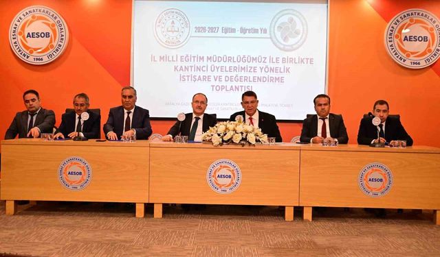 Kantinci esnafı ile eğitim yöneticilerinin sorun ve talepleri masaya yatırıldı