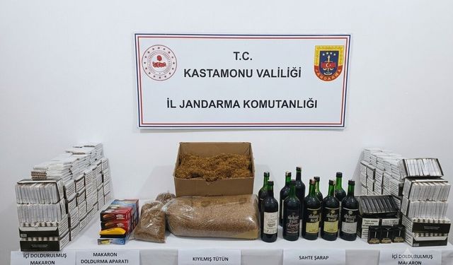 Kastamonu'da 10 litre sahte içki ele geçirildi