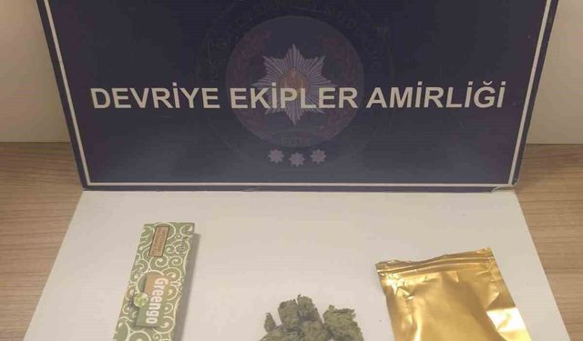 Keşan'da üzerlerinde uyuşturucu ele geçirilen 2 şüpheli gözaltına alındı