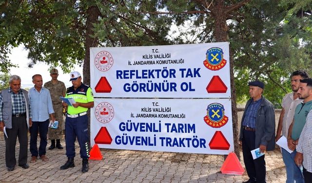 Kilis'te traktör sürücülerine 'Güvenli Tarım' eğitimi