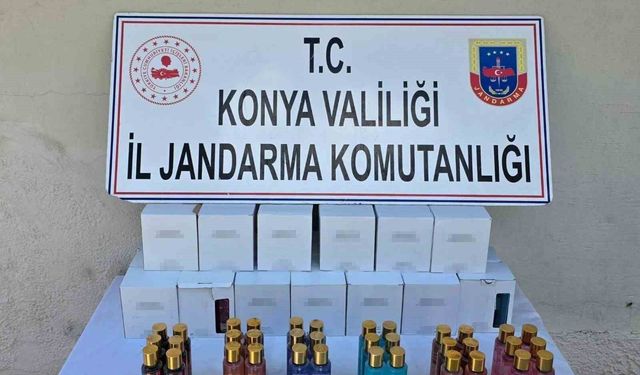 Konya'da 186 bin makaron ve 240 kaçak parfüm ele geçirildi