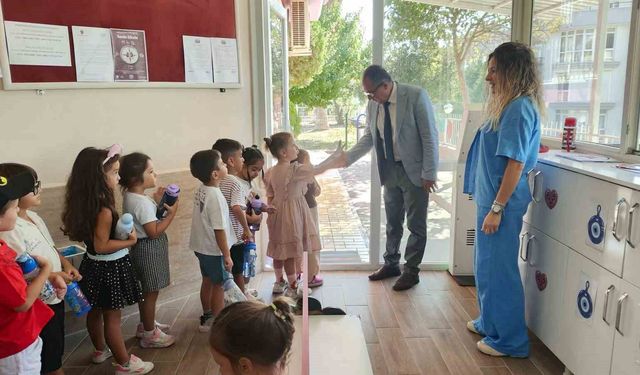 Kuşadası İlçe Milli Eğitim Müdürü Yapıcı anaokulunda eğitim çalışmalarını inceledi