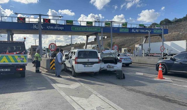Kuzey Marmara Otoyolu'nda zincirleme kaza: 2 yaralı