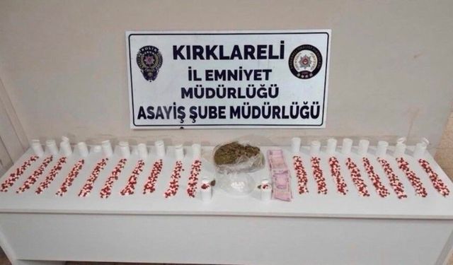 Lüleburgaz'da sırt çantasından uyuşturucu çıkan şahıs tutuklandı