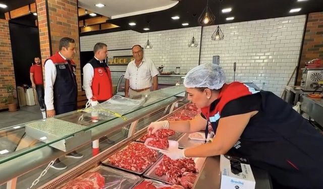 Mersin'de eş zamanlı gıda denetimi