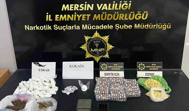 Mersin'de uyuşturucu operasyonları: 5 tutuklama