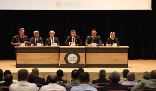 Niğde'de okul güvenliği için tedbirler artırılıyor
