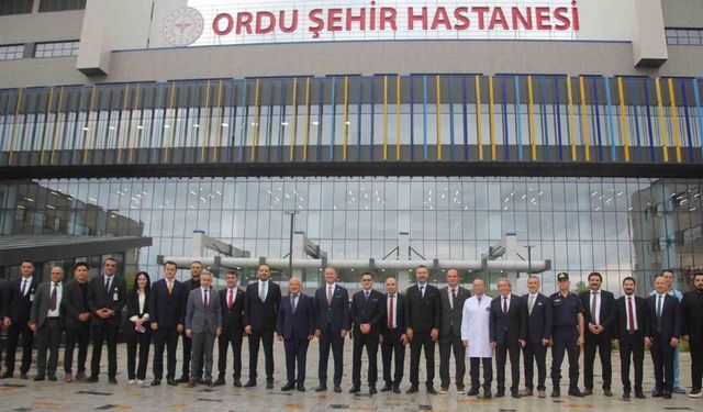 Ordu Şehir Hastanesinde hasta kabulü başladı: İlk hastalar protokol üyeleri