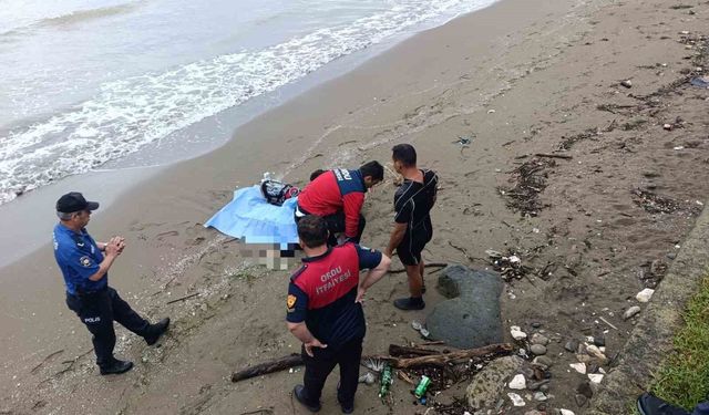 Ordu'da denizde erkek cesedi bulundu