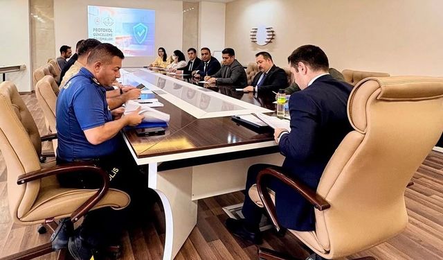 Patnos'ta eğitim süreçlerinin güvenliği ele alındı
