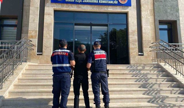 Simav'da 12 Yıl 6 ay hapis cezası bulunan şahıs yakalandı