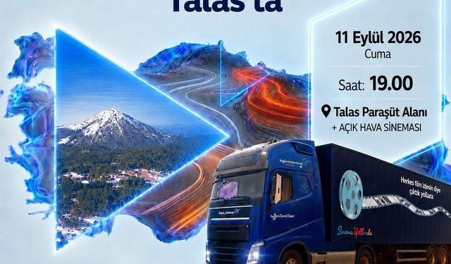 Sinema Tırı bu kez Talas'ta